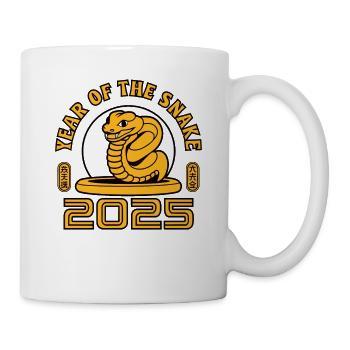 Année Chinoise 2025 Année du Serpent - Mug blanc - blanc - Droite