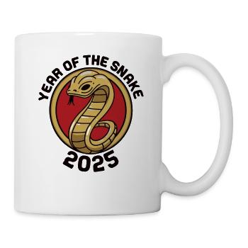 Année Chinoise 2025 Année du Serpent - Mug blanc - blanc - Droite