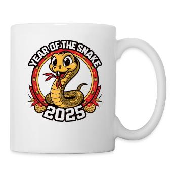 Année Chinoise 2025 Année du Serpent - Mug blanc - blanc - Droite