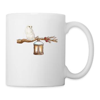 Winter-Eule Winter Owl - Mug - white - Right