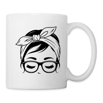 JOLIE FILLE - Mug blanc - blanc - Droite