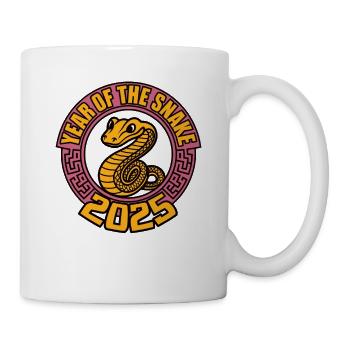 Chinesisches Jahr 2025 Jahr der Schlange - Tasse - Weiß - Rechts