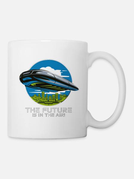 FLIEGENDES AUTO - Tasse - Weiß