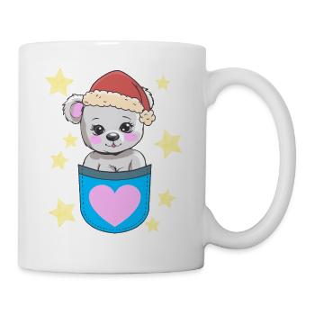 Père Noël Teddy Bear Enfants - Mug blanc - blanc - Droite