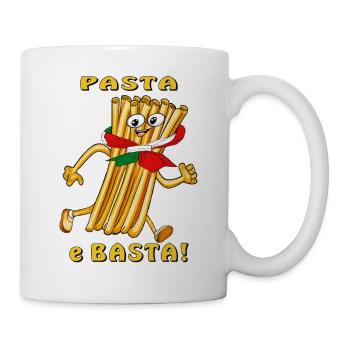 Pasta e Basta - Mug blanc - blanc - Droite