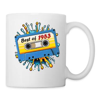 1953 MUSIKKASETTE BEST OF - Tasse - Weiß - Rechts