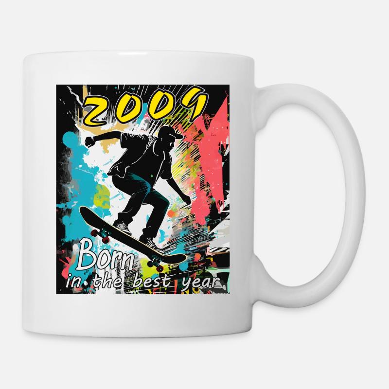 2009 SKAETER Born in the best year - Tasse - Weiß