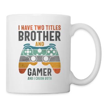 Funny Gamer Design for Boys, Girls, and Gaming Fan - Mug - white - Right
