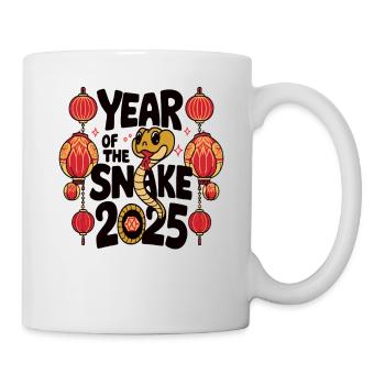 Chinesisches Jahr 2025 Jahr der Schlange - Tasse - Weiß - Rechts