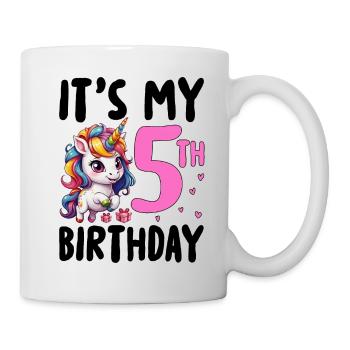 It's My 5th Birthday - Mug - white - Right