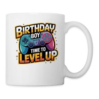 Birthday Boy Time to Level Up Birthday Gamer Boys - Mug blanc - blanc - Droite