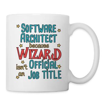 Software Architect Wizard Software Architektur - Tasse - Weiß - Rechts