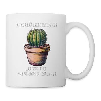 CACTUS TOUCH ME AND YOU FEEL ME - Mug - white - Right