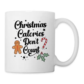 Les calories de Noël ne comptent pas - Mug blanc - blanc - Droite