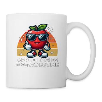 APPLE-LOGIES POUR ÊTRE GÉNIAL - Mug blanc - blanc - Droite