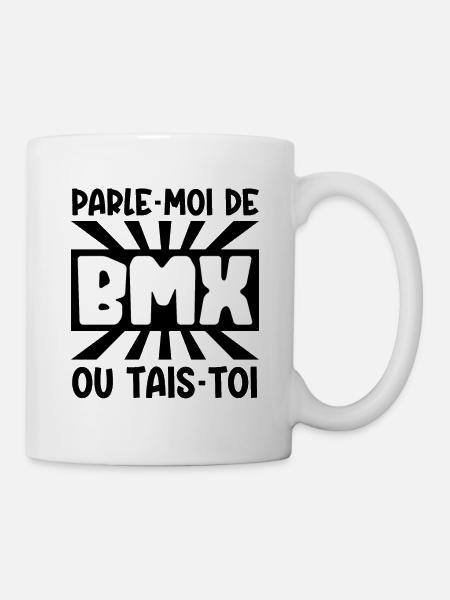 parle-moi de bmx - Mug blanc - blanc