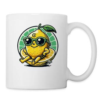 Cool Sunny Happy Lemon - Mug - white - Right