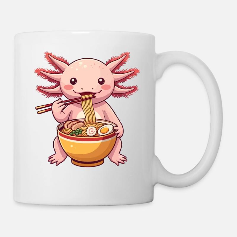 Axolotl Ramen - Tasse - Weiß