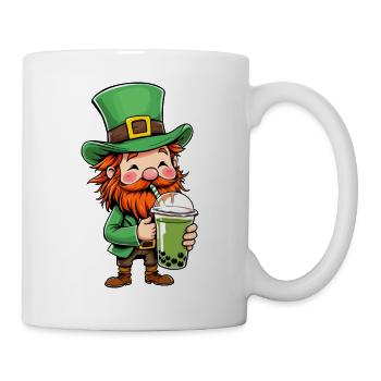 Leprechaun Bubble Tea St Patrick's Day - Mug - white - Right