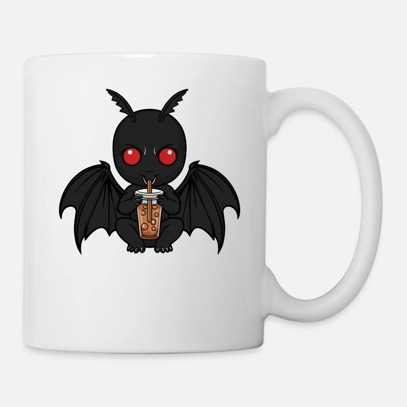 Thé à bulles Mothman - Mug blanc - blanc