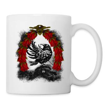 Personnage de conte de fées : Corbeau, Corbeau, Corbeau, Corbeau, Conte de fées - Mug blanc - blanc - Droite