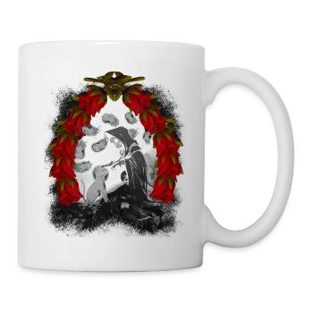 Conte de fées Conte de fées Personnage Fantôme Halloween Chats Chat - Mug blanc - blanc - Droite