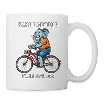 BIKE ELEPHANT BIKE TOUR RIDE OFF - Mug - white - Right