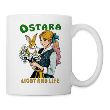 MRS. RABBIT FLOWER OSTARA LIGHT AND LIFE - Mug - white - Right