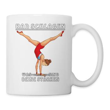 QUELS SONT VOS POINTS FORTS - Mug blanc - blanc - Droite