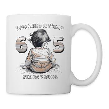 Child 65. Birthday - Mug - white - Right
