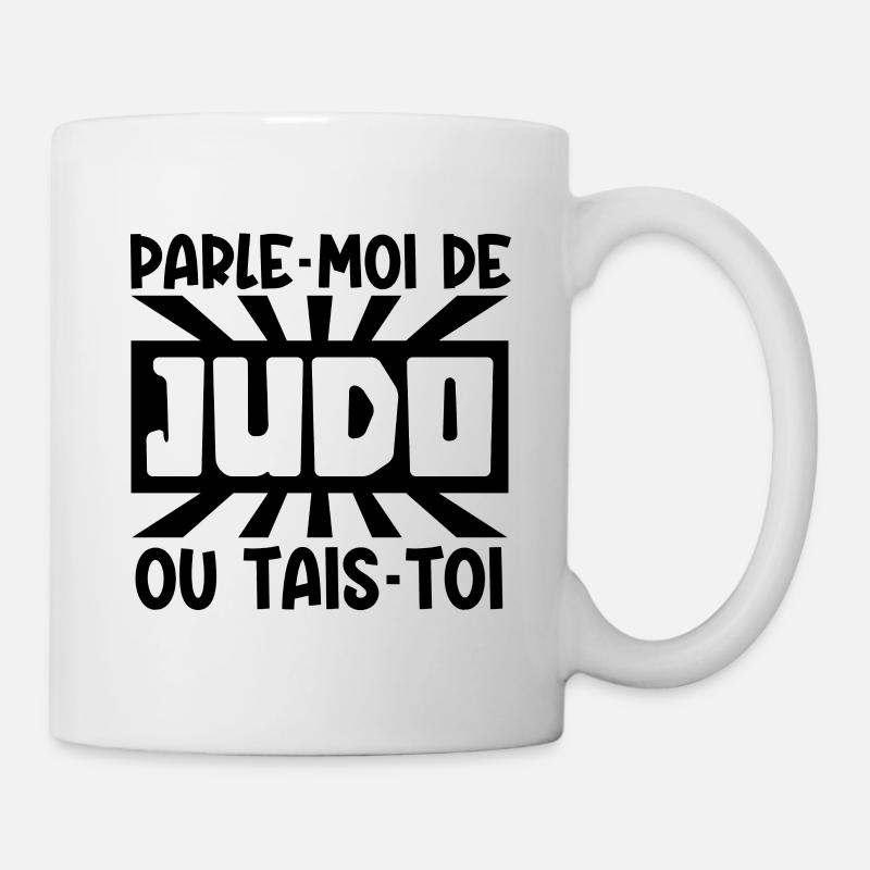 parle-moi de judo - Mug blanc - blanc