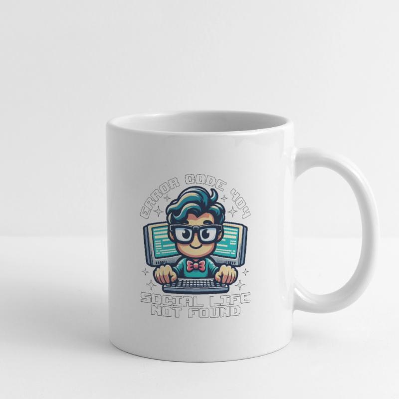 ERROR CODE 404 SOCIAL LIFE NOT FOUND Mug