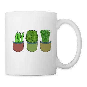 Garden Vegetable Hobby Gardener Cook Cooks Cook - Mug - white - Right