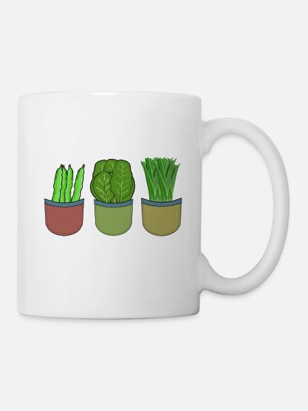 Garten Gemüse Hobbygärtner Koch Köche Köchin - Tasse - Weiß