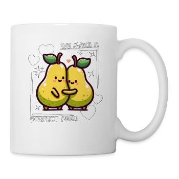 NOUS FABRIQUONS UNE POIRE PARFAITE - Mug blanc - blanc - Droite