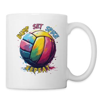 volleyball, volleyball players funny, volleyball players - Mug - white - Right