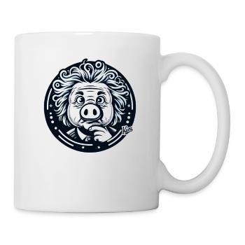 Albert Schweinstein the genius - Mug - white - Right