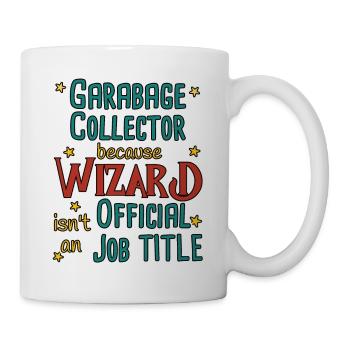 Garbage collector Wizard - Mug - white - Right
