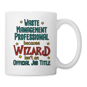 Waste Management Professional Wizard - Tasse - Weiß - Rechts