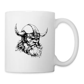 Wikinger Nordisch - Tasse - Weiß - Rechts