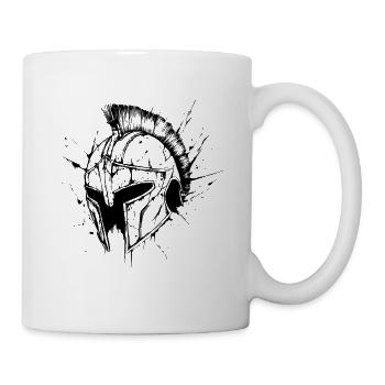 Casque Spartan Warrior - Mug blanc - blanc - Droite