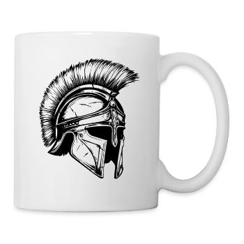 Casque Spartan Sparta - Mug blanc - blanc - Droite