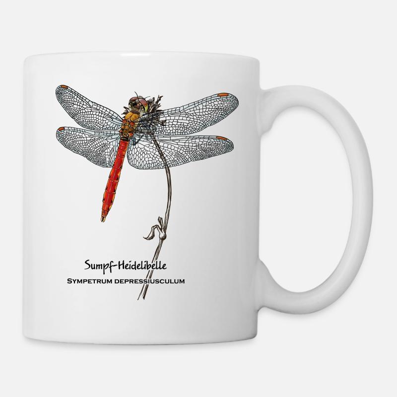 Sumpfheidelibelle - Tasse - Weiß