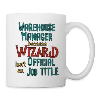 Warehouse Manager Wizard - Tasse - Weiß - Rechts