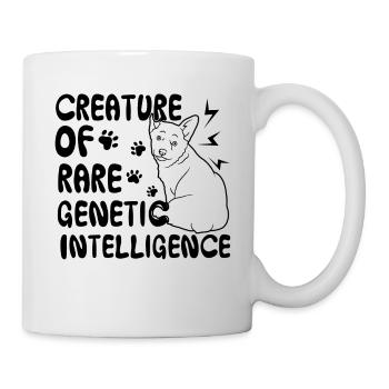 Corgi Shirt Creature Of Rare Genetic Intelligence - Mug - white - Right