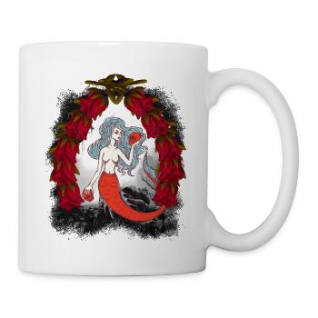 Halloween Mermaid Fairy Tale Xmas - Mug - white - Right