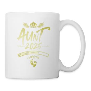 Tante 2025 Chargement Dicton - Mug blanc - blanc - Droite