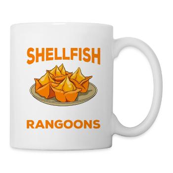 Crab Rangoon Asia Food - Tasse - Weiß - Rechts