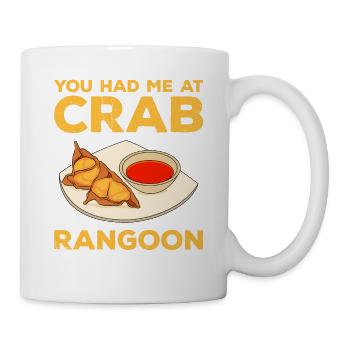 Crab Rangoon Asia Food - Tasse - Weiß - Rechts