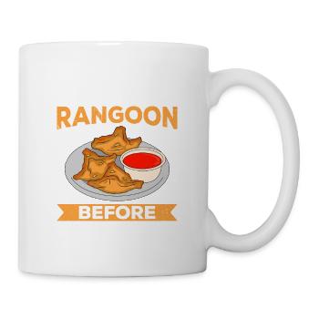 Crab Rangoon Asia Food - Tasse - Weiß - Rechts
